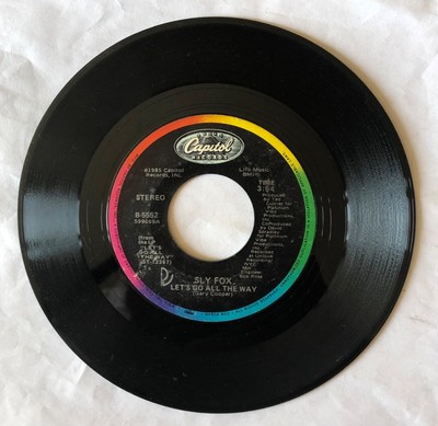 Sly Fox - Let's Go All The Way / Como Tu Te Llama? 45 RPM Record Vinyl 7 