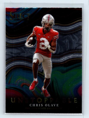 2022 Select Draft Picks Chris Olave RC  Unstoppable Insert US-CO Ohio State SP