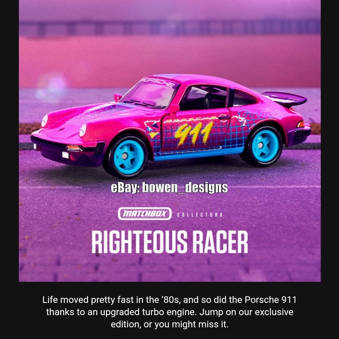 Mattel Creations Exclusive Matchbox '80 Porsche 911 Turbo Diecast Car