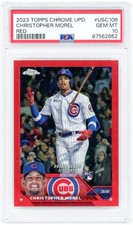 Christopher Morel Cubs 2023 Topps Chrome Update #USC106 #3/5 PSA 10 Rookie Card