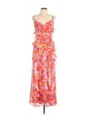 Eliza J Women Orange Cocktail Dress 6