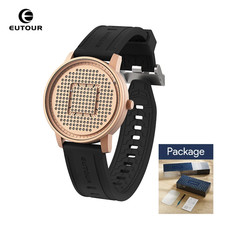 Magnetic Quartz Watch Silicone Strap Fashion Casual Unisex Simple Watch
