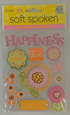 Me & My BIG Ideas Soft Spoken Chester-Happiness & Enjoy the  Embellishments