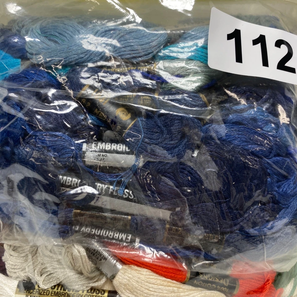 Embroidery Floss Skeins Assorted Colors Craft Needlepoint Cross Stitch Lot - Image 3 of 4