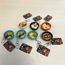 Real Ramen Keychains - Complete Set of 6 - 7 Pieces - Prize