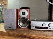 Amplificador Sintonizador Radio AM/FM Onkyo R-805x con Par de Altavoces D-N3XA (Probado)