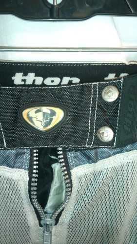 Vintage Thor Racing Motocross Pants White Black Grey Size 30 Men’s - Picture 11 of 20