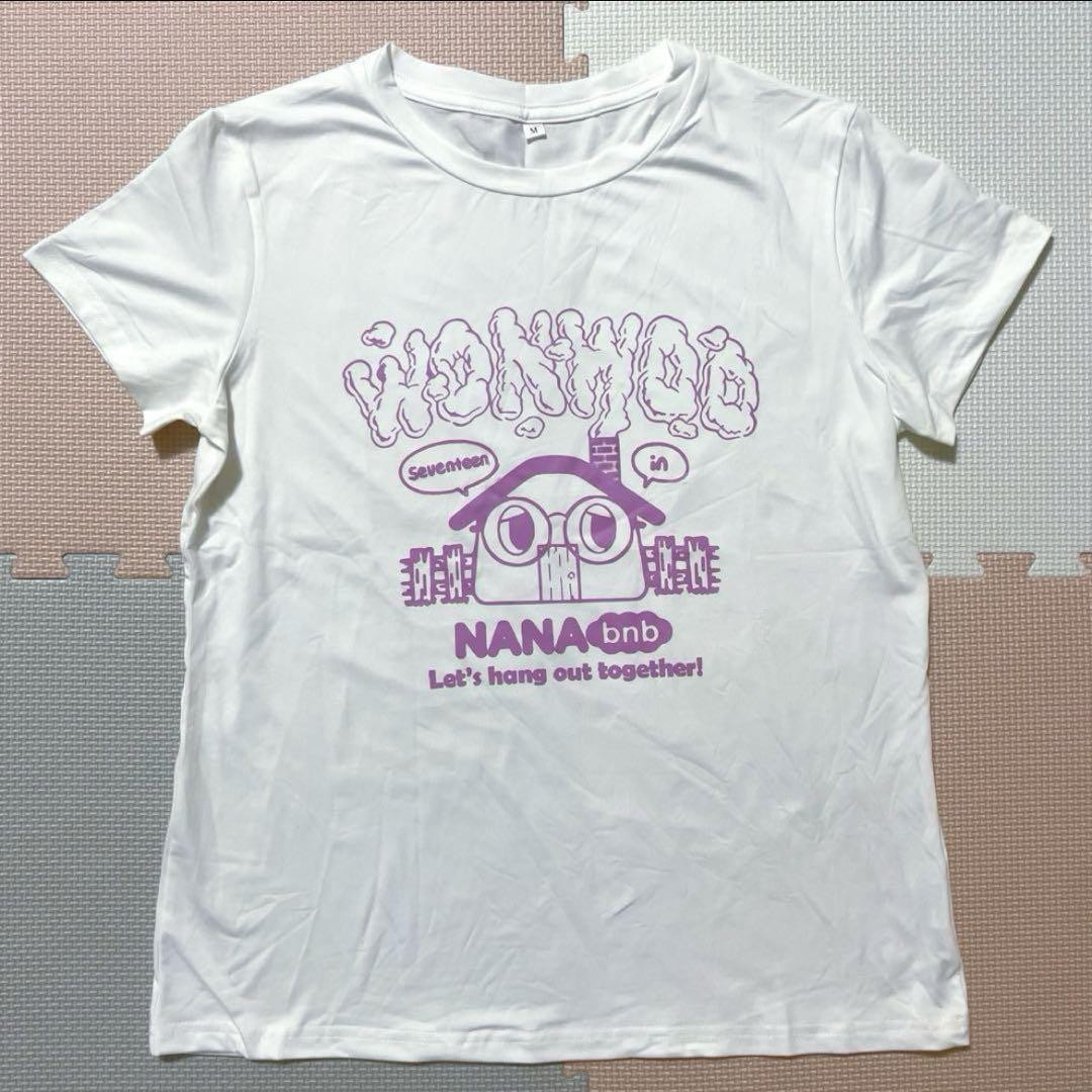 〆【即日発送】WONWOO NANATOUR Tシャツ×MINITEEN カバー SEVENTEEN | Nanatour T-Shirt (Name ver.) WONWOO