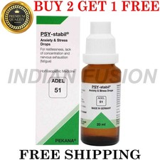 ADEL 51 Psy-Stabil Drop Homeopathic Anxiety & Stress Drops BUY 2 GET 1 FREE