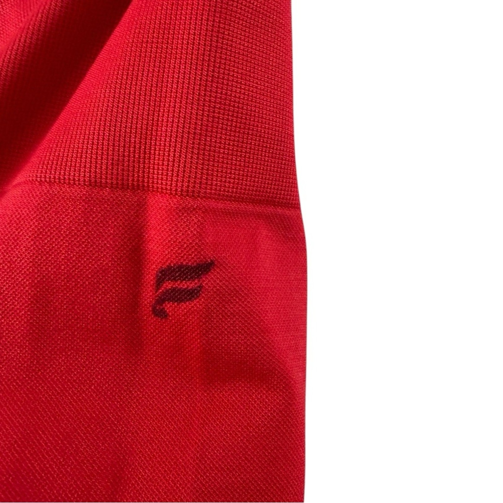 Fabletics medium Red Seamless Mesh Panel Leggings… - image 5