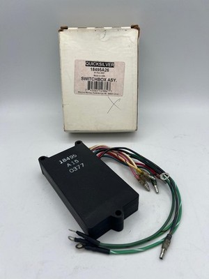 Mercury Quicksilver OEM SWITCHBOX ASSEMBLY for 65 Jet, 75-90hp, 3-Cyl 18495A26