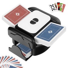 Card Shuffler 2600mAh Rechargeable Auto-Stop Automatic Card Shuffler Low Nois...