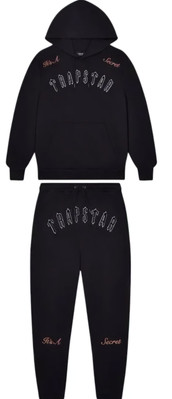trapstar its a secret Trainingsanzug Schwarz/Pink 3XL Extra Extra Large