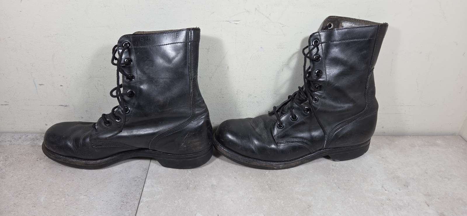 Vintage PANCO Vietnam War Era Military Boots Mens 8R Dated 1960s 1966 BILTRITE
