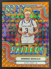 2024 Bowman's Best University Best Ballers Orange Geometric Hannah Hidalgo /25