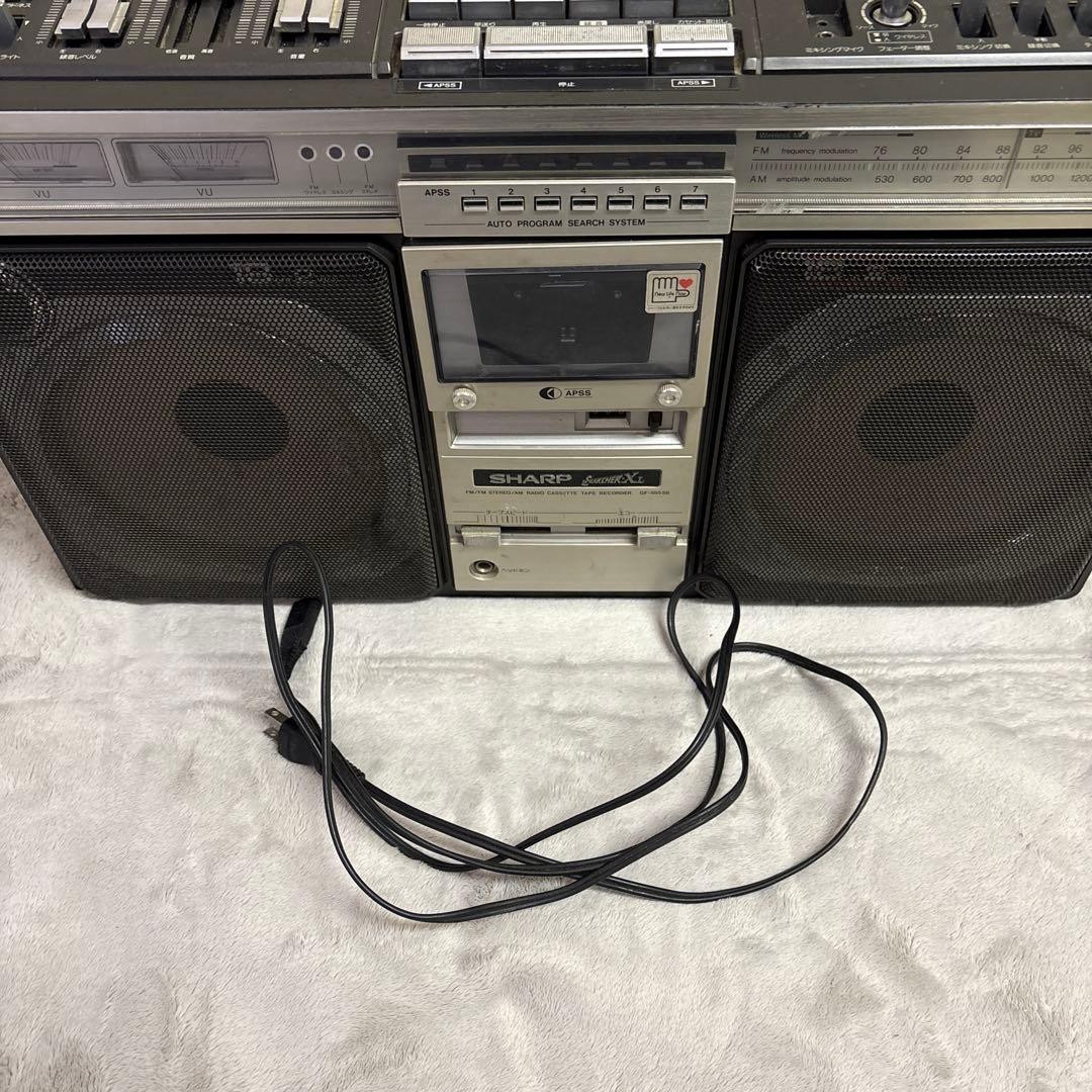 SHARP GF-555S Boombox Radio Cassette APSS Japan Collector | eBay