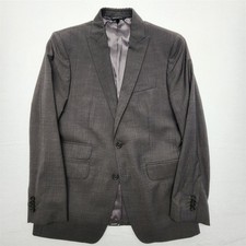 NEW Banana Republic 38S Taupe Brown 795229 Marzotto Wool Mens Blazer Suit Jacket