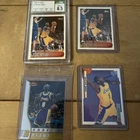 Kobe Bryant Rookie Lakers 4-Card Lot 1996-97 Topps, Bowman’s best, Fleer ultra
