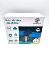 PetSniper Rain Proof Solar Garden Insect Killer 800 Volts Solar Charge