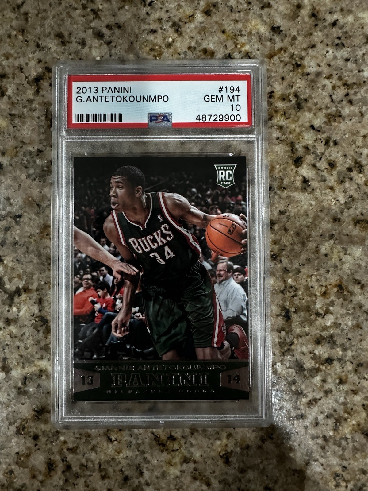 2013-14 Panini - Giannis Antetokounmpo #194 (RC) PSA 10