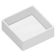 Karran USA QM175 Quattro 14-1/2" Square Acrylic Vessel Bathroom - White