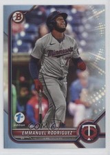 2022 Bowman Draft 1st Edition Sky Blue Foil Emmanuel Rodriguez #BD-93 0nr3