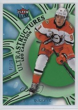 2025-26 Upper Deck Fleer Ultra Ultrastructures Green /10 Leo Carlsson 1os2