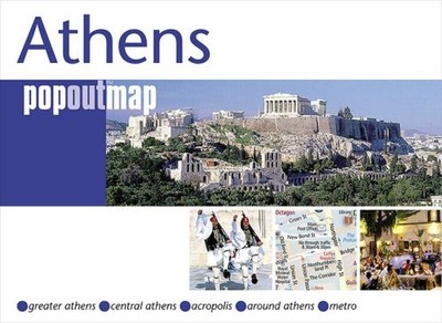 Athens Popout Map by Compass Maps, Ltd. Sheet map Book The Fast Free Shipping