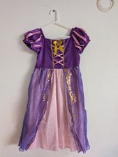 Disney Princess Rapunzel Halloween costume dress gown 4/6