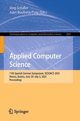 Applied Computer Science Jörg Schäfer