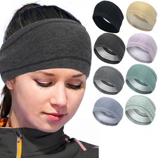 Fleece Ear Warmers Wide Headband Winter Ear Muffs for Men Women Ski Cold Weather