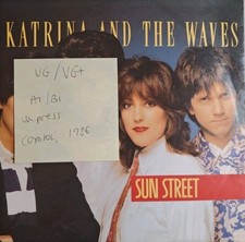 Katrina and The Waves Sun Street Vinyl Record 7" VG/VG+ CL407 1986