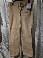 Women's Lee Riders Casual Pants Size 10M Khaki Tan Straight Leg Brand New W/ Tag