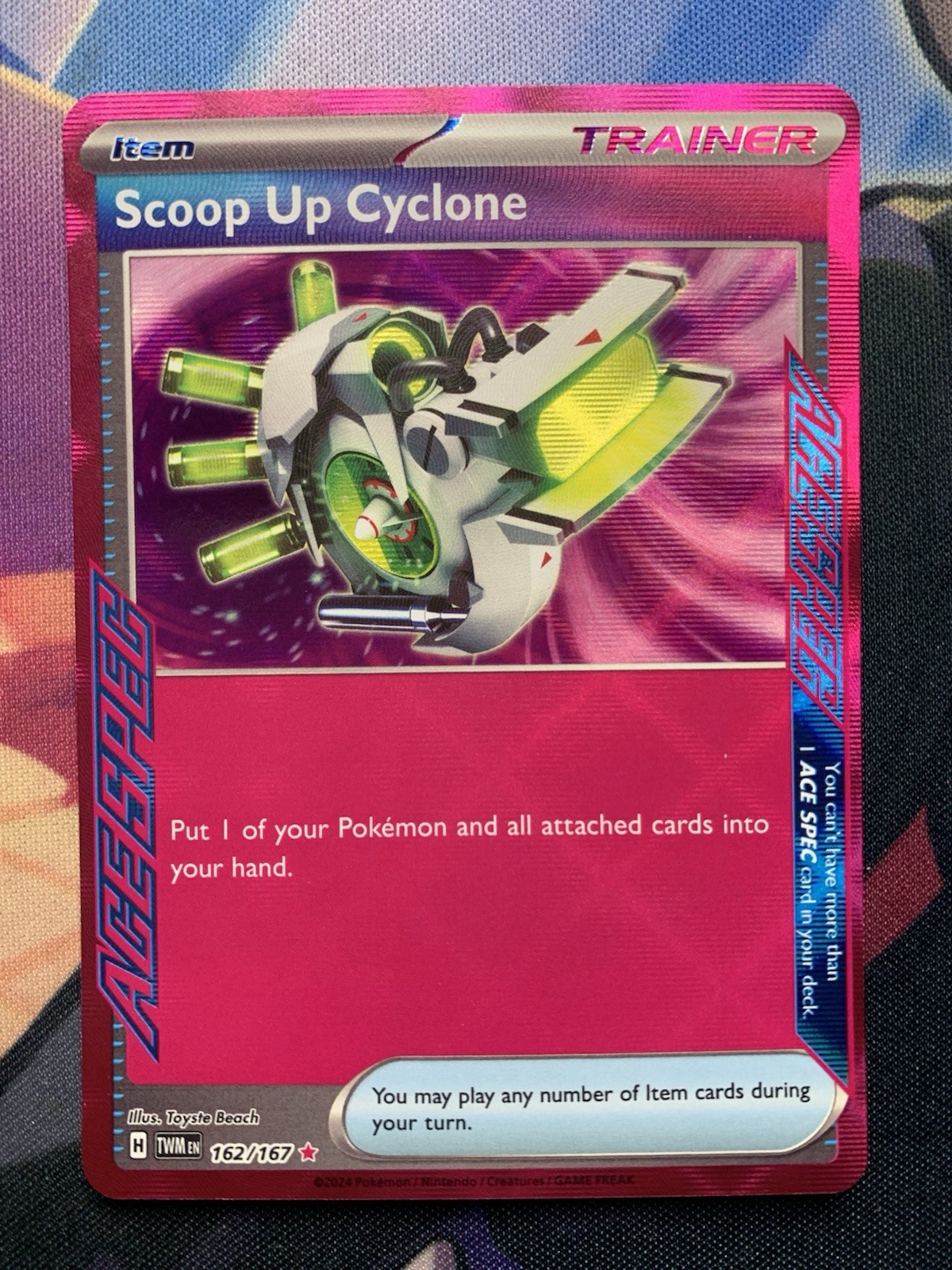Scoop Up Cyclone ACE SPEC Rare SV06: Twilight Masquerade 162/167 NM