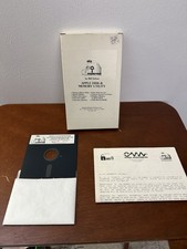 Vintage Apple II Plus Inspector Apple Disk Utilities Omega Microware Good Cond