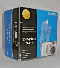 Minolta DiMAGE S414 4MP Digital Camera with 4x Optical Zoom Tested Works Good