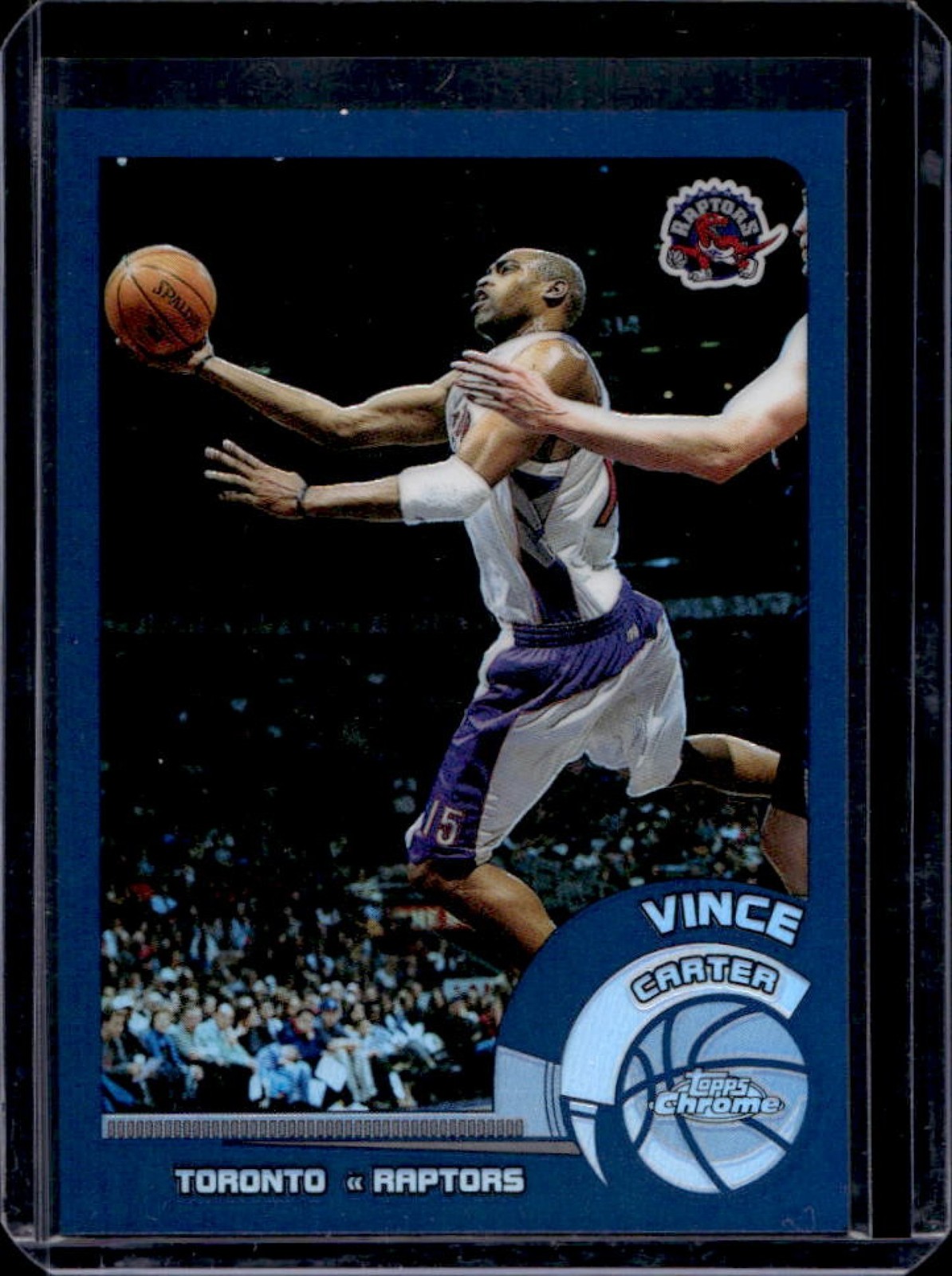 2002-03 Topps Chrome Vince Carter Refractor #30 Raptors