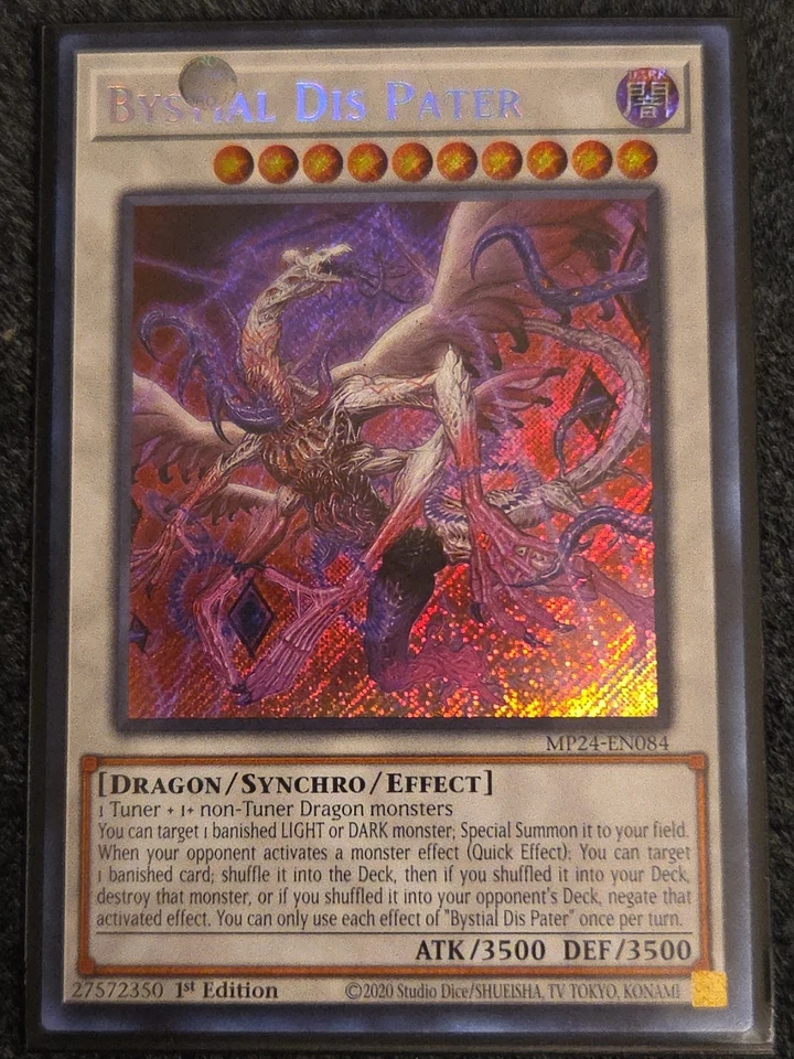 *Misprint* 1X NM Bystial Dis Pater - MP24-EN084 - Secret Rare Foiling NM - Image 2 of 2