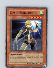 Yu-Gi-Oh TCG Chain Thrasher SOI-EN015 Unlimited Common Card Played MP-LP