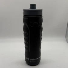 Under Armour UA Sideline Black 32 oz HDPE Squeeze Bottle NWT