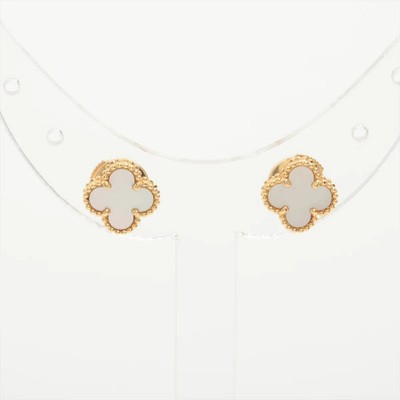 Van Cleef & Arpels Sweet Alhambra Muscheln Piercing Schmuck 750 (YG) 2,5g