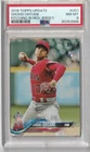 2018 Topps Update Shohei Ohtani #US1 Pitching In Red Jersey PSA 8 NM-MT