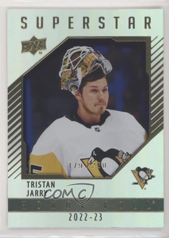 2022-23 Upper Deck Series 1 Honor Roll Rainbow 179/250 Tristan Jarry #HR-16 0gl1