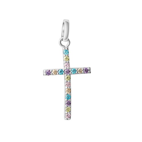 Pendentif Et Chaîne Soleil De 18 Pouces En Argent Sterling 925 Avec 10 Diamants Pointus P8363