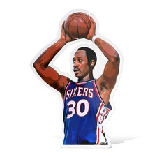 George McGinnis Philadelphia 76ers Basketball Glossy Sticker Vinyl-Self