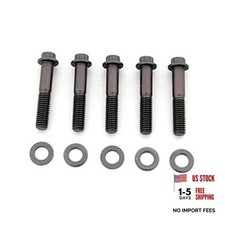  742-2000 Black Oxide 3/8-24" Fine RH Thread 2.000" UHL 12-Point Bolt with 