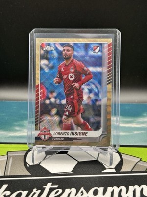 2025 Topps MLS Chrome Soccer GOLD Wave /50 Card Lorenzo Insigne Toronto FC