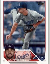 2023 Topps Update J.P. Feyereisen #US191 Los Angeles Dodgers