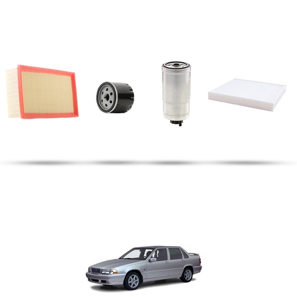 Hoffcar Wartungskit - 4 Filter FüR Volvo S70 2.5 TDI 103KW Ab 1997-image