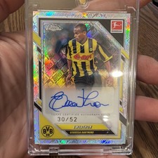 2026 Topps Chrome Bundesliga Ewerthon Auto /52 Borussia Dortmund